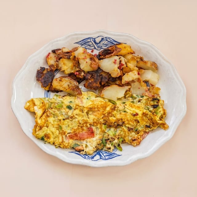 Feta Cheese Omelet.