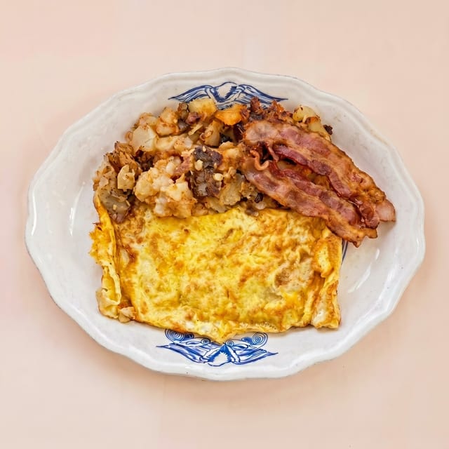 Mushroom Omelet.