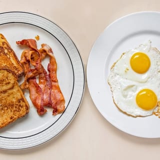 Full French Toast with Eggs
