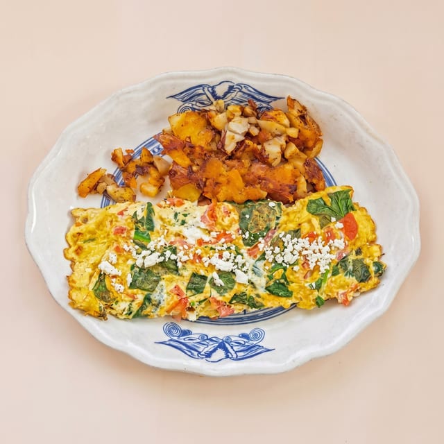 Spinach Omelet.